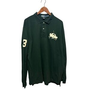 🐎 Vtg Polo Ralph Lauren Rugby LS Shirt size XXL